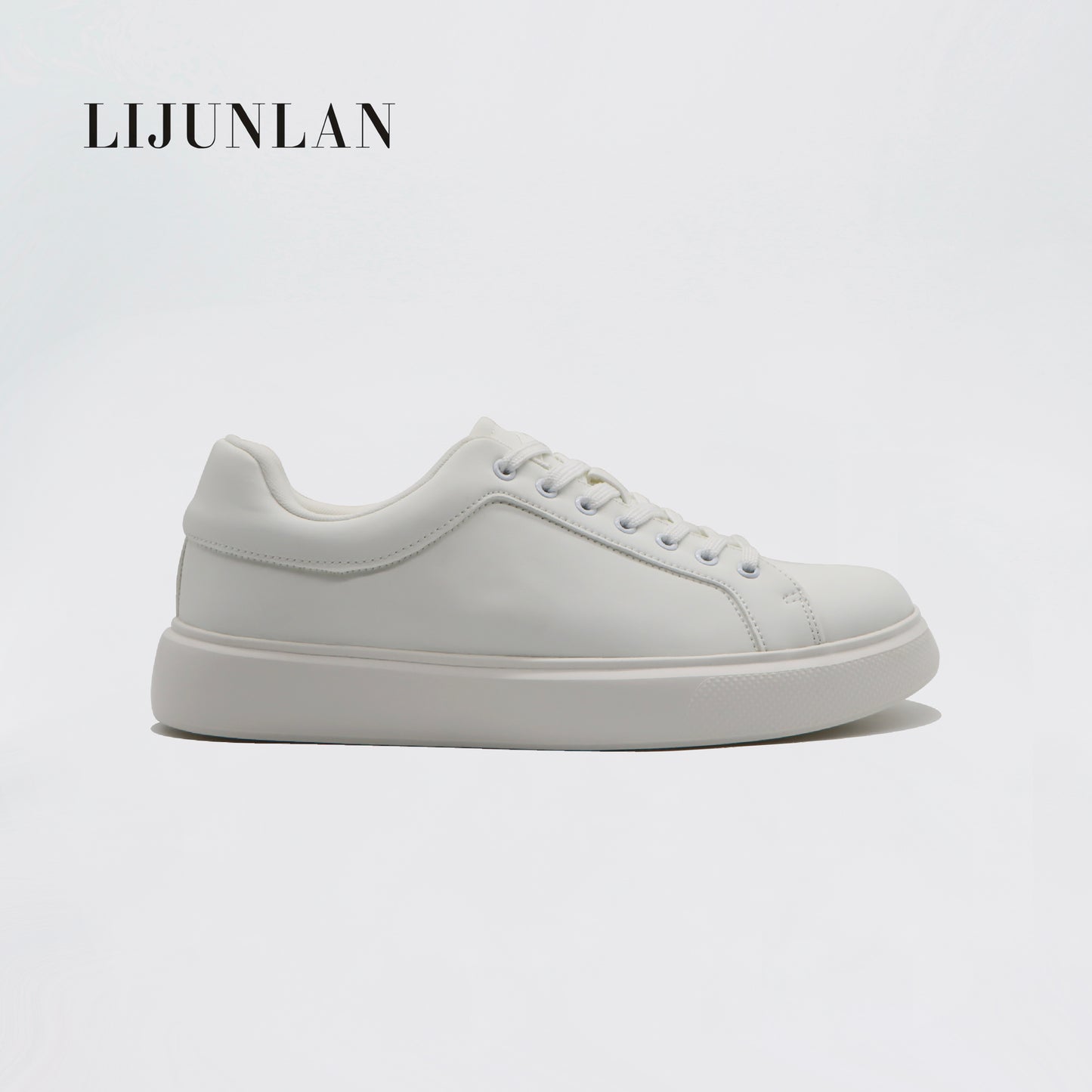 LIJUNLAN Casual men shoes Grey