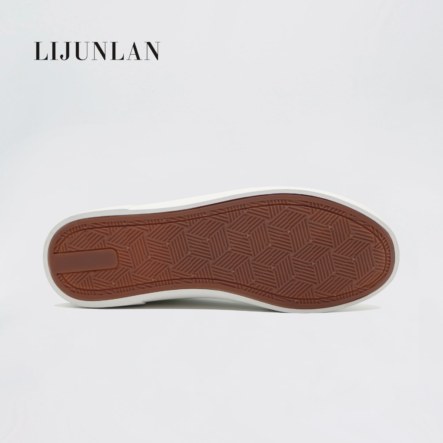 LIJUNLAN Color blocked fashionable casual men's shoes