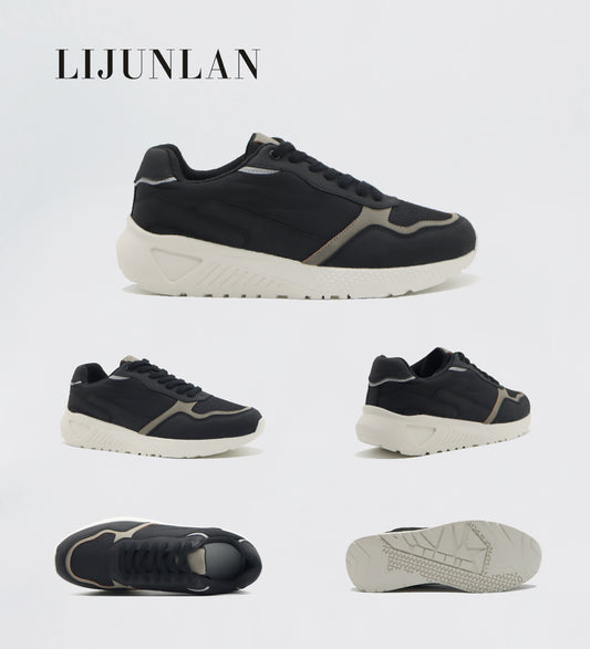 LIJUNLAN Fashion sport shoes black