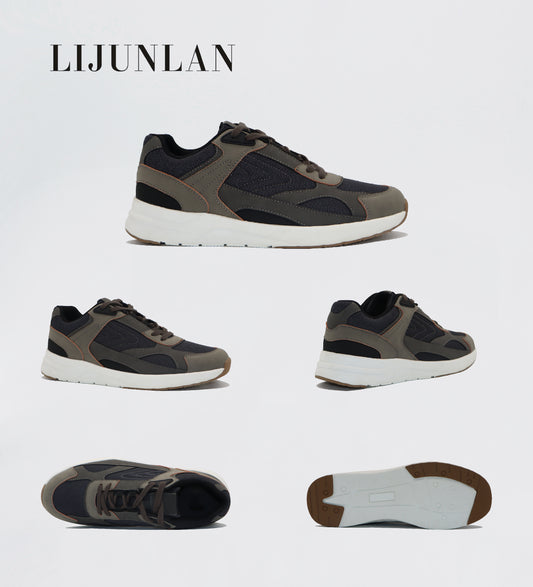 LIJUNLAN Classic contrasting running shoes