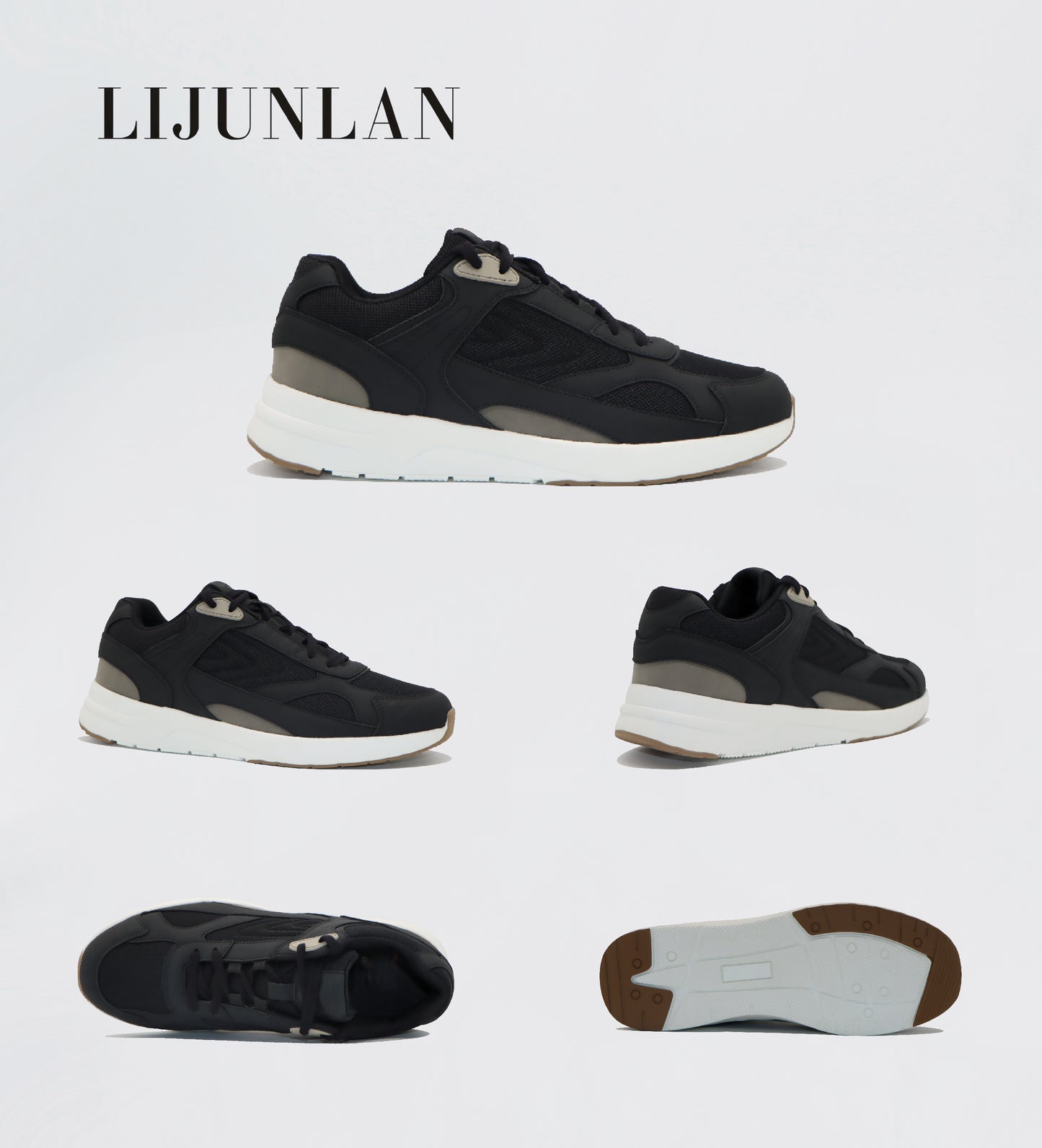 LIJUNLAN Men running shoes good quality