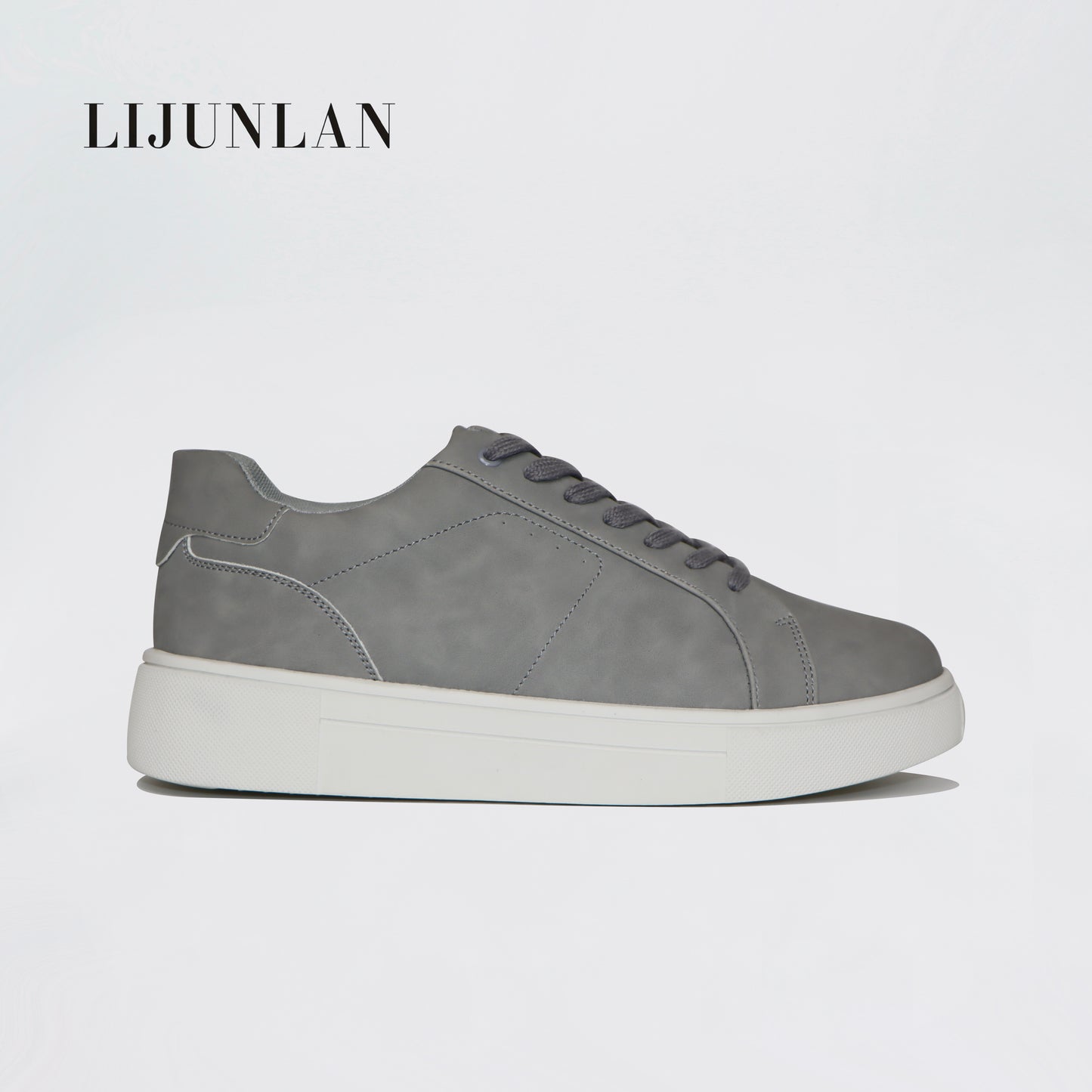 LIJUNLAN Grey leisure men shoes