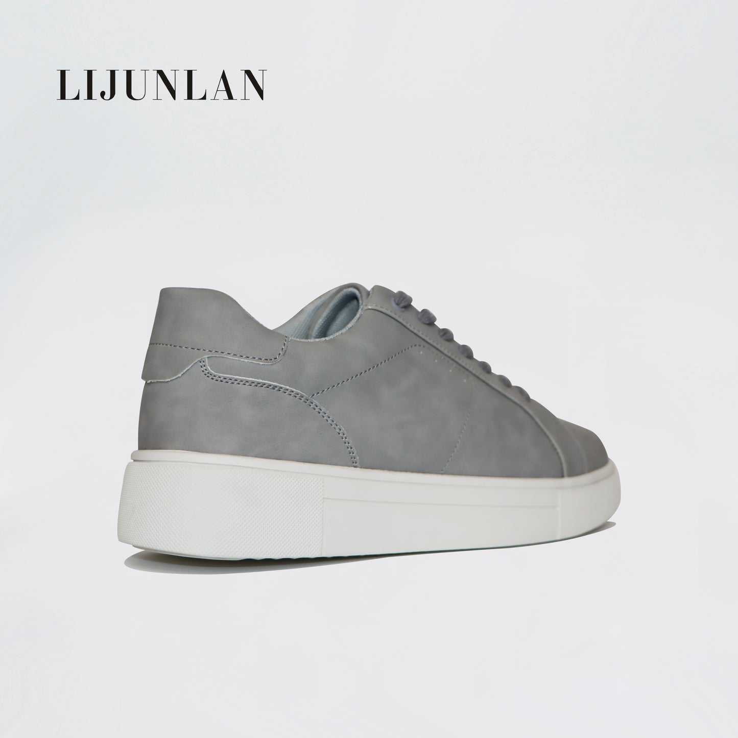 LIJUNLAN Grey leisure men shoes