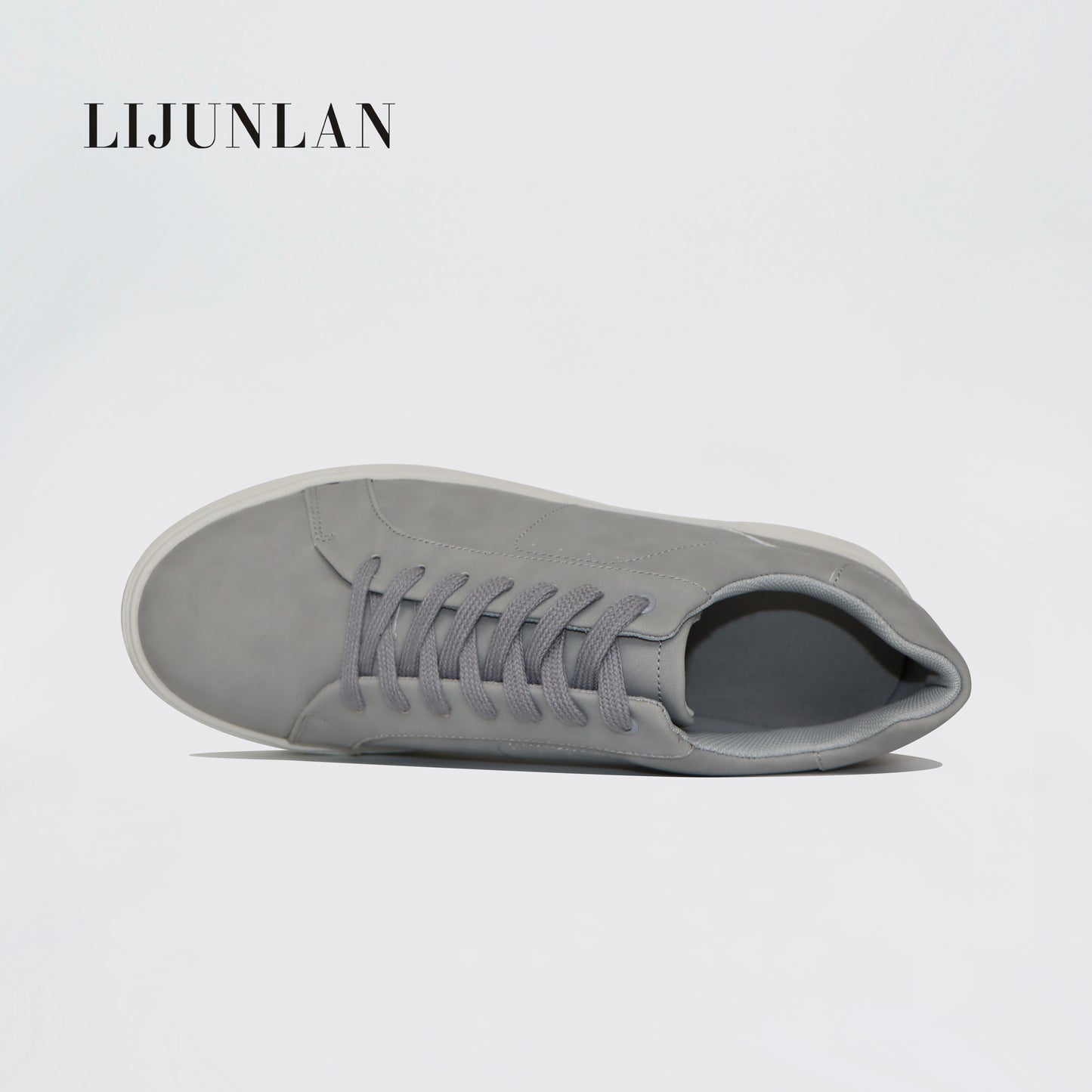 LIJUNLAN Grey leisure men shoes