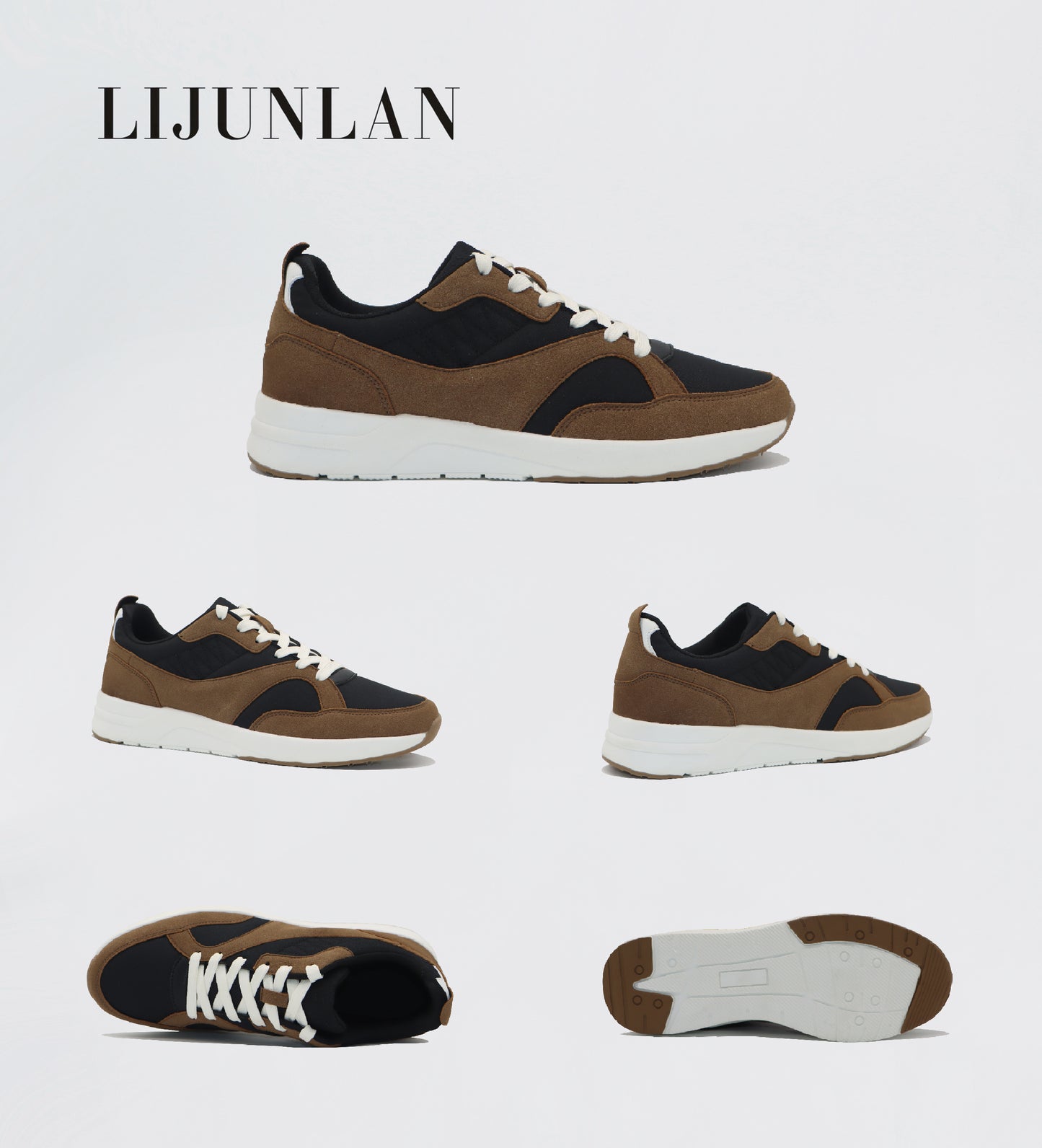 LIJUNLAN Soft and stylish men's sports shoes