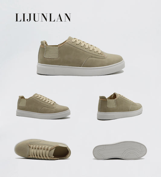 LIJUNLAN Beige daily wear casual shoes