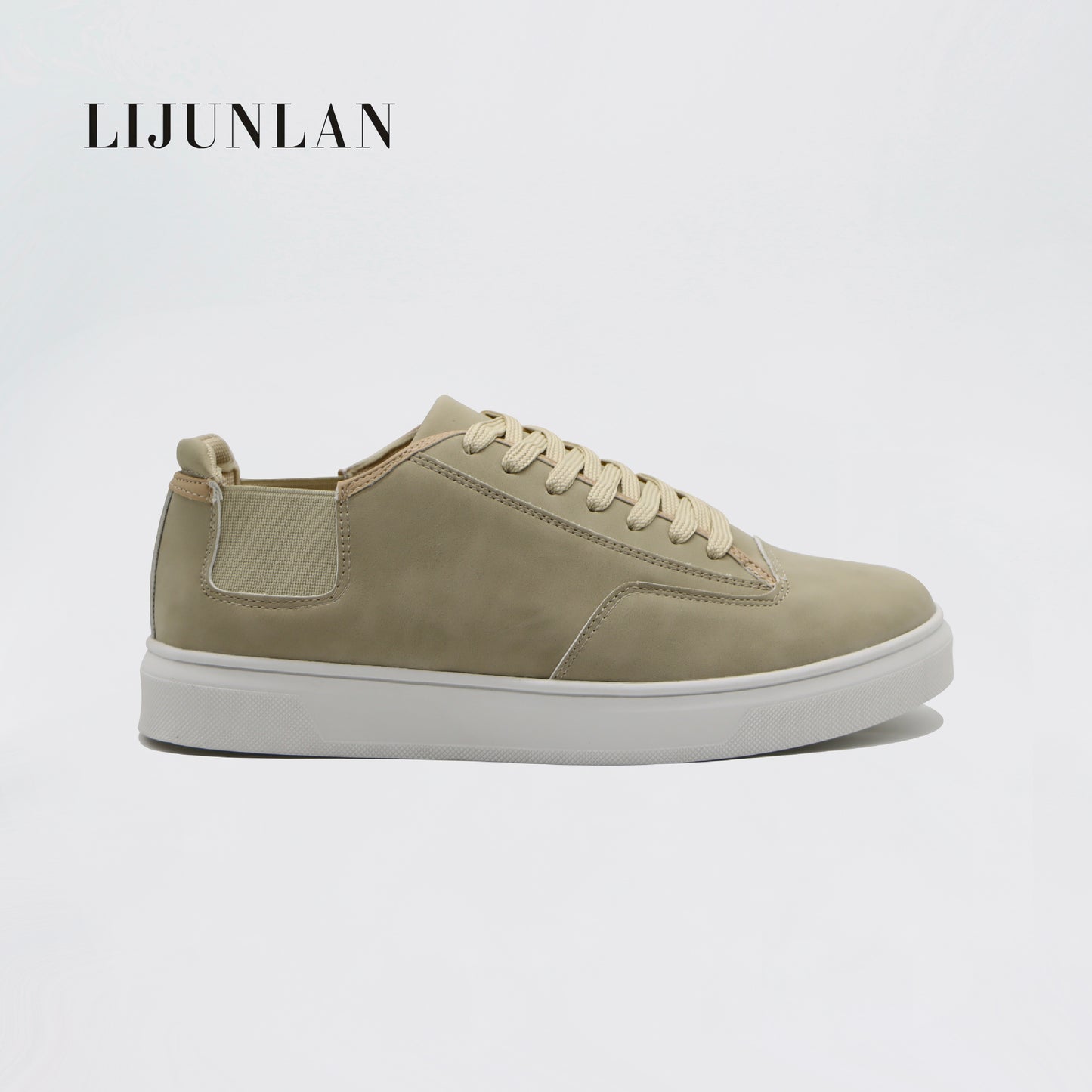 LIJUNLAN Beige daily wear casual shoes