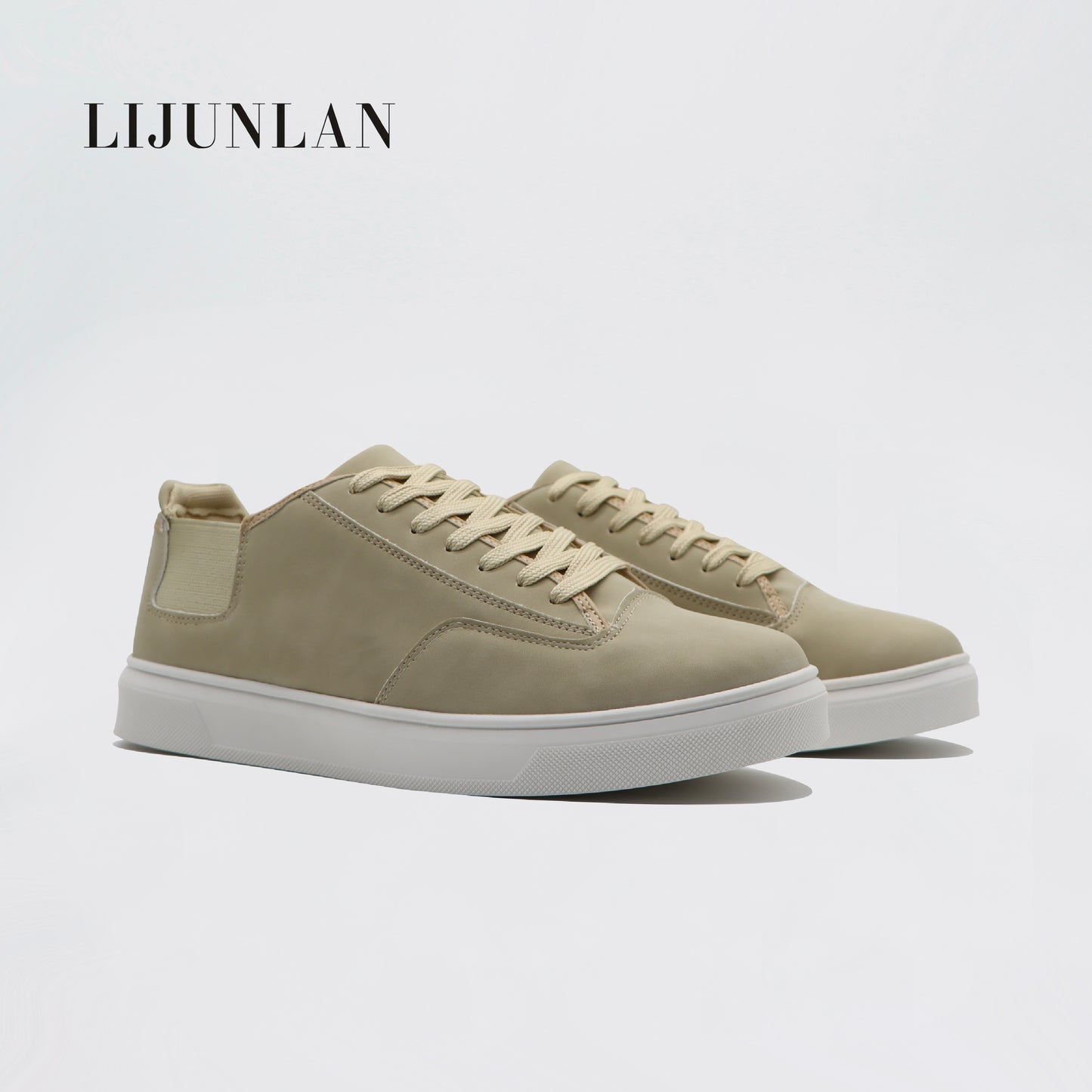 LIJUNLAN Beige daily wear casual shoes